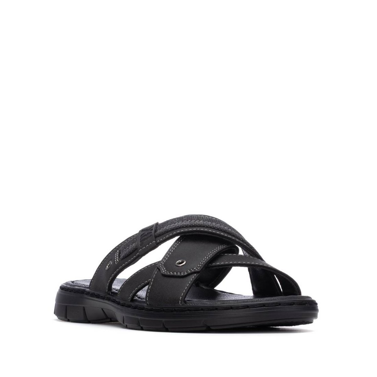 Sandalia Slide Xti Negro con Doble Cinta para Hombre image number null