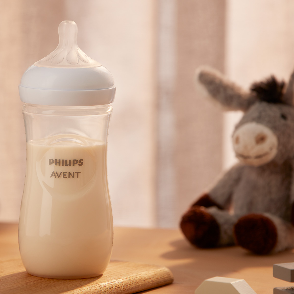 Set Biber&oacute;n Avent Natural Response 11oz/330ml 3m image number null