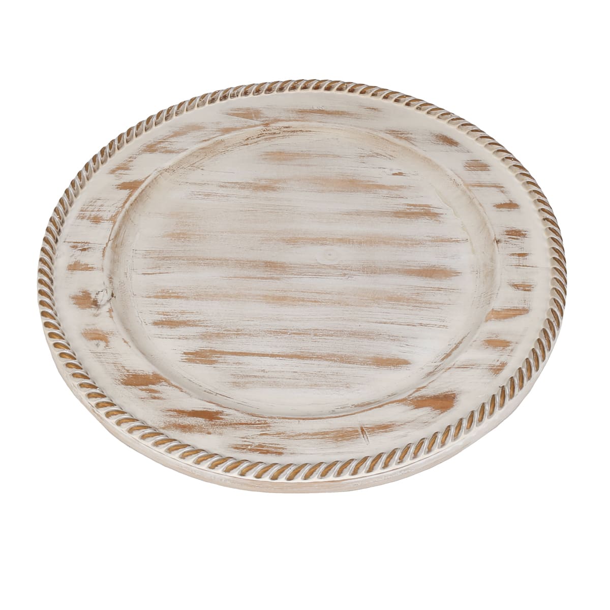 Plato Base Wood Spike Rim Vintage Home image number null