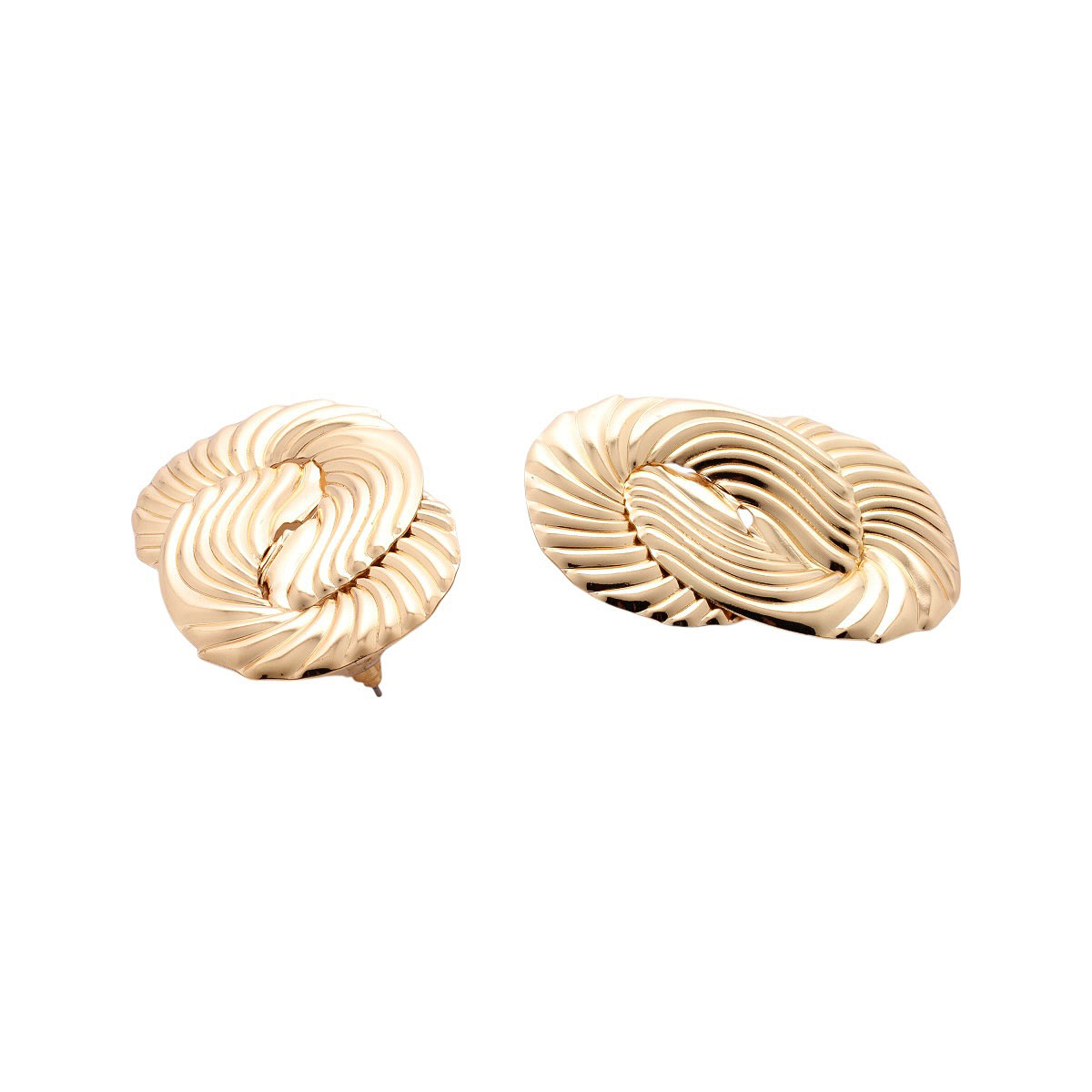 Aretes Entrelazados Dorados  C2C image number null