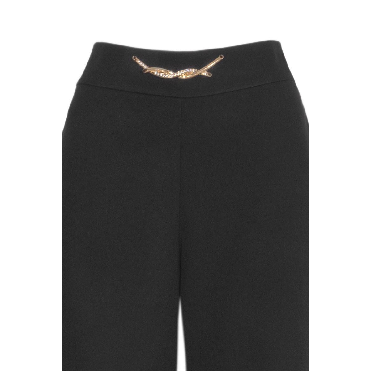 Pantal&oacute;n Recto Hebilla Cintura Orange Love Para Mujer image number null