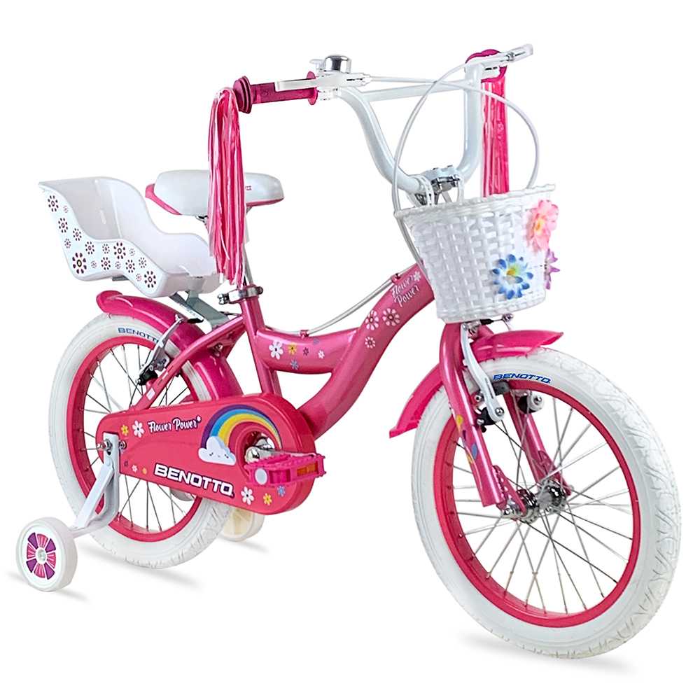 Bicicleta Bmx Flower Power R16 Rosa Brillante Benotto image number null