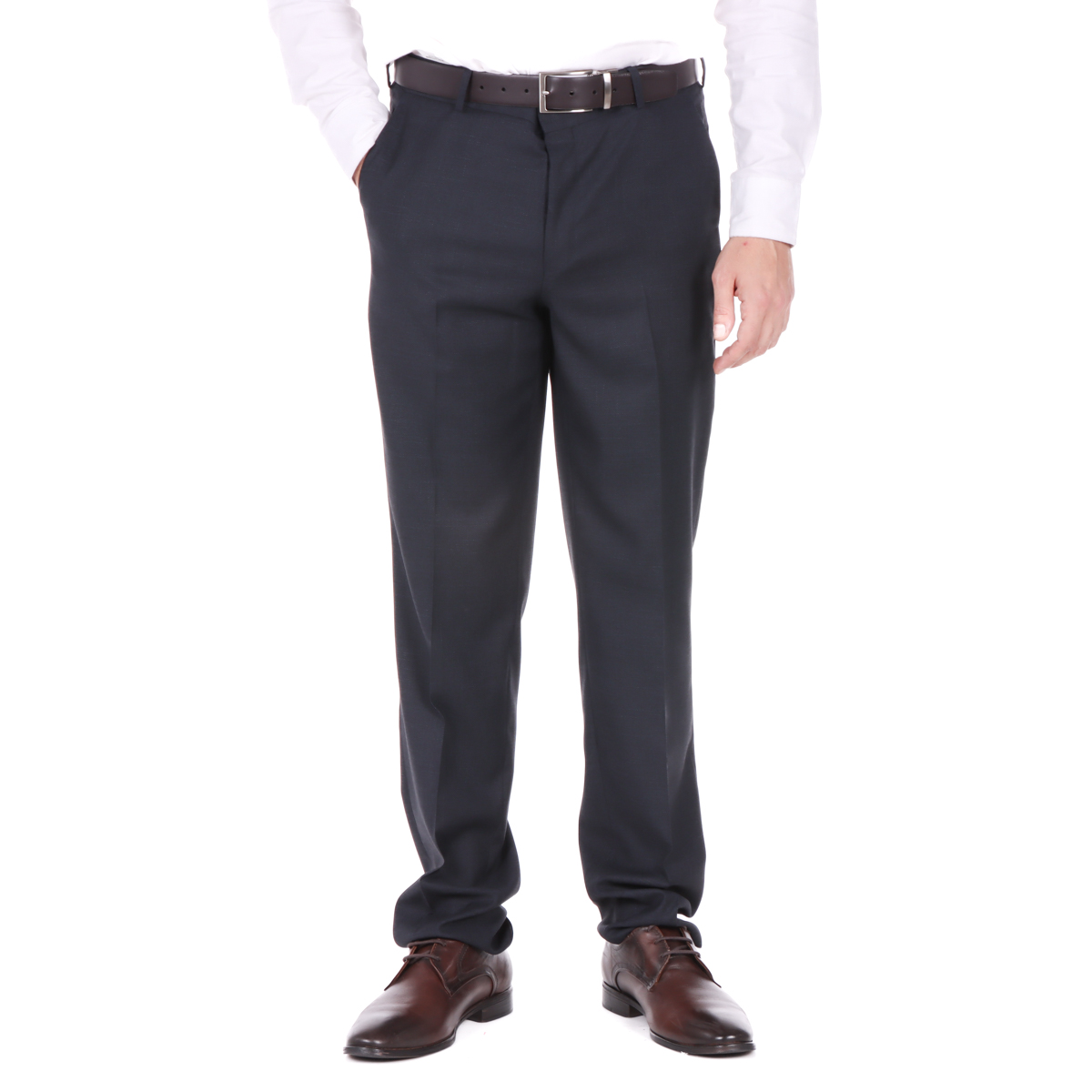 Pantal&oacute;n Formal Hombre Carlo Corinto Slim Fit Negro image number null