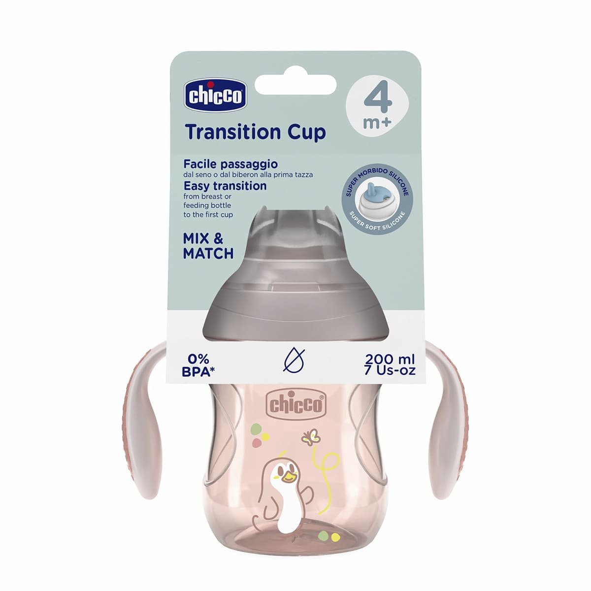 Vaso De Transicion&nbsp;Rosa 4M+ Chicco image number null