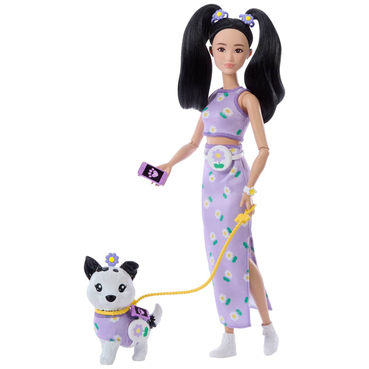 Barbie Fashion & Beauty Mu&ntilde;eca Looks Iguales Renee Y Perrito image number null