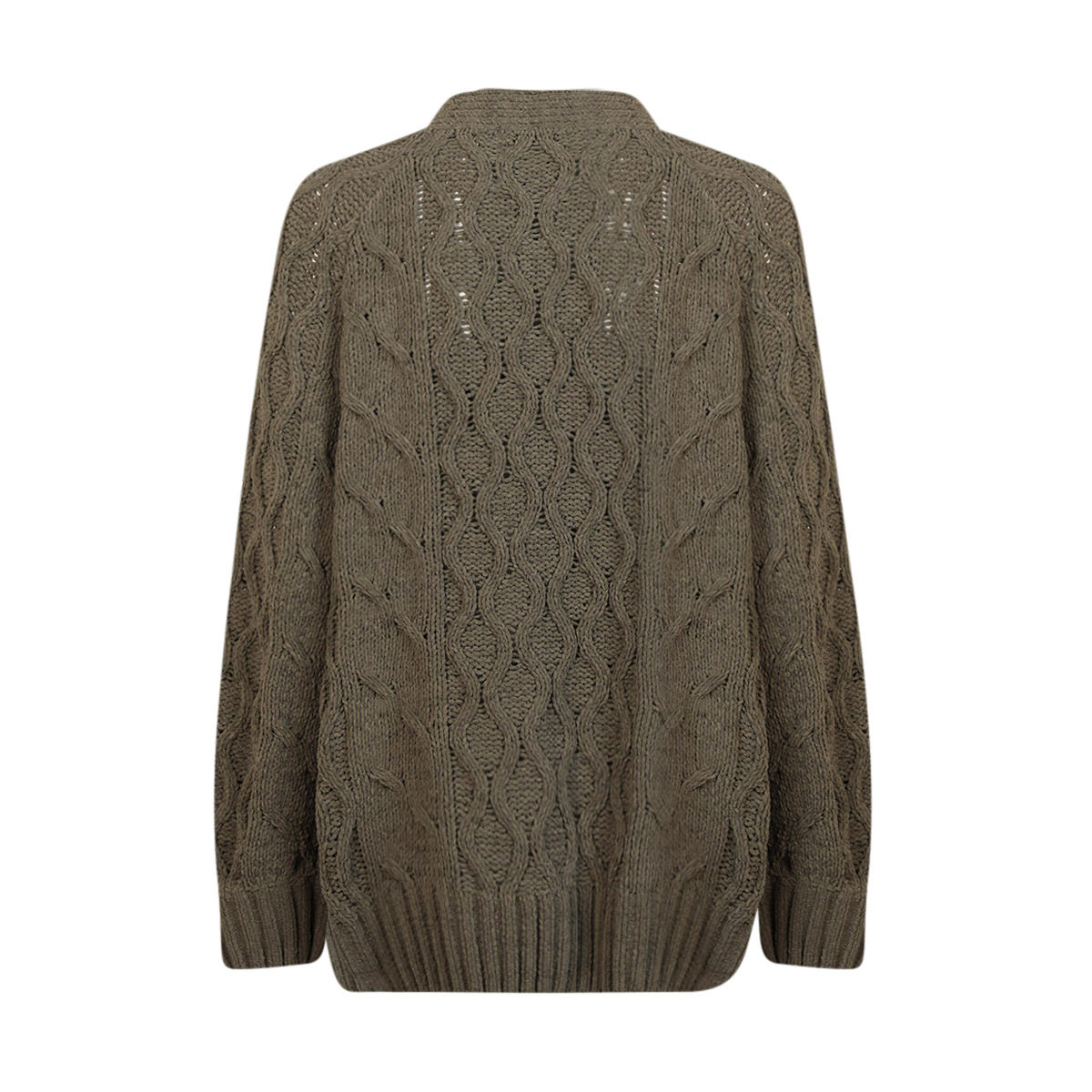 Su&eacute;ter C&aacute;rdigan Chenille Fukka Para Mujer Curvy image number null