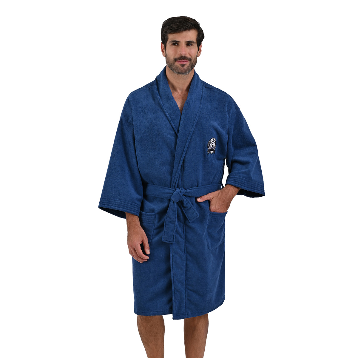 Bata de Ba&ntilde;o con Dise&ntilde;o Bordado Starwest para Hombre image number null