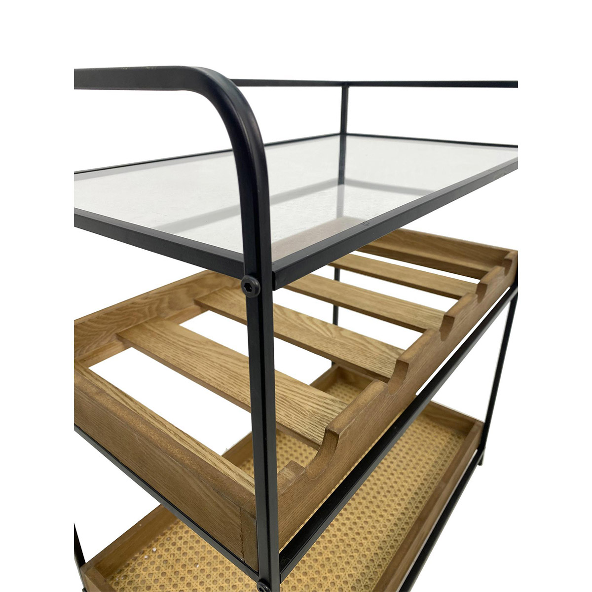 Rack Para Vino Black Cub Base Concepts Life image number null