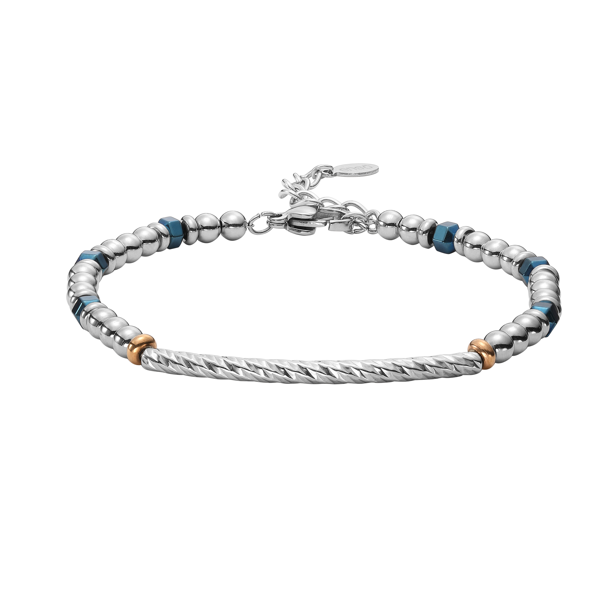 Pulsera Color Acero Combinado Enso Men image number null