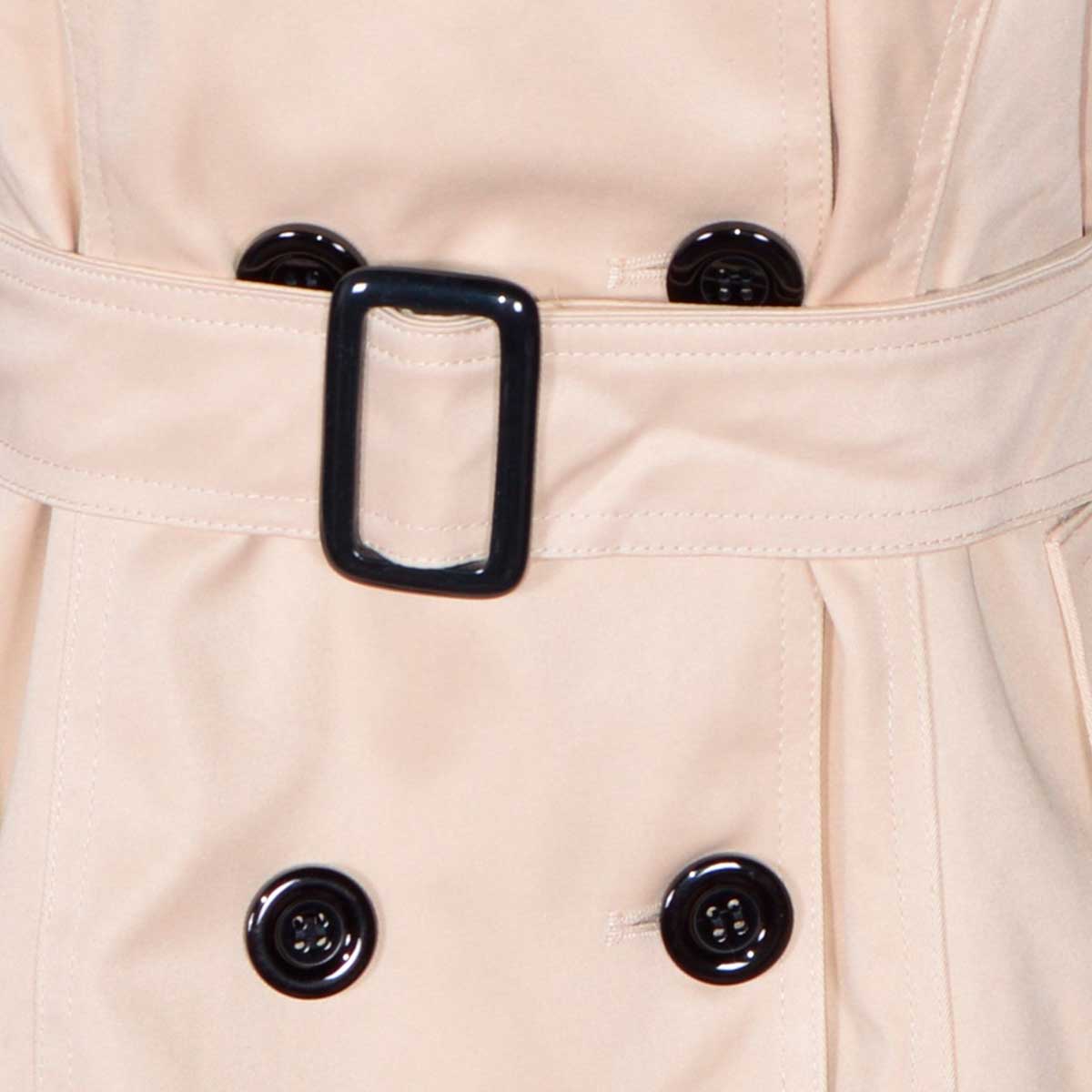 Gabardina Con Cintur&oacute;n Davinchy Para Mujer Casual image number null