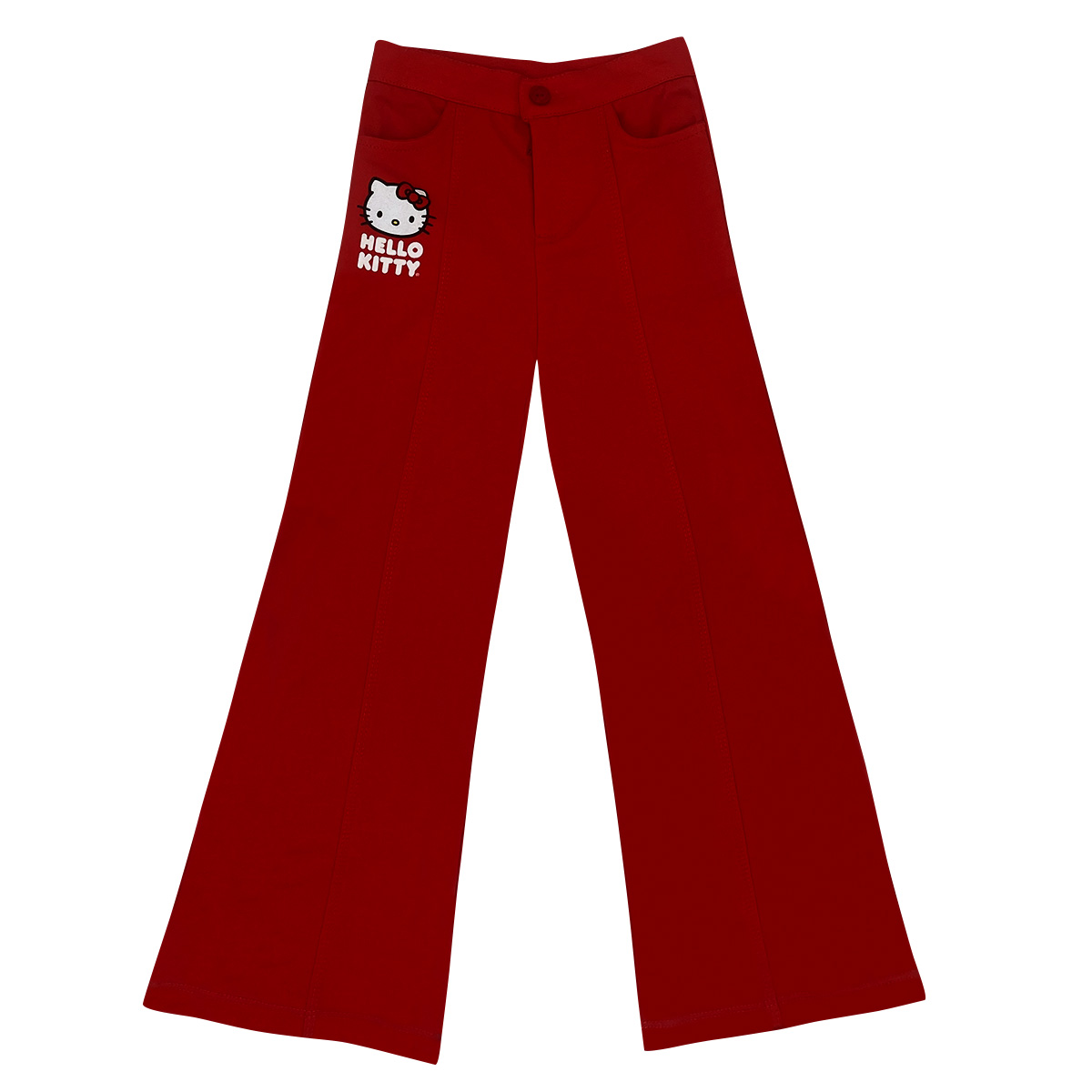 Pantal&oacute;n Flare con Dise&ntilde;o Hello Kitty para Ni&ntilde;a image number null