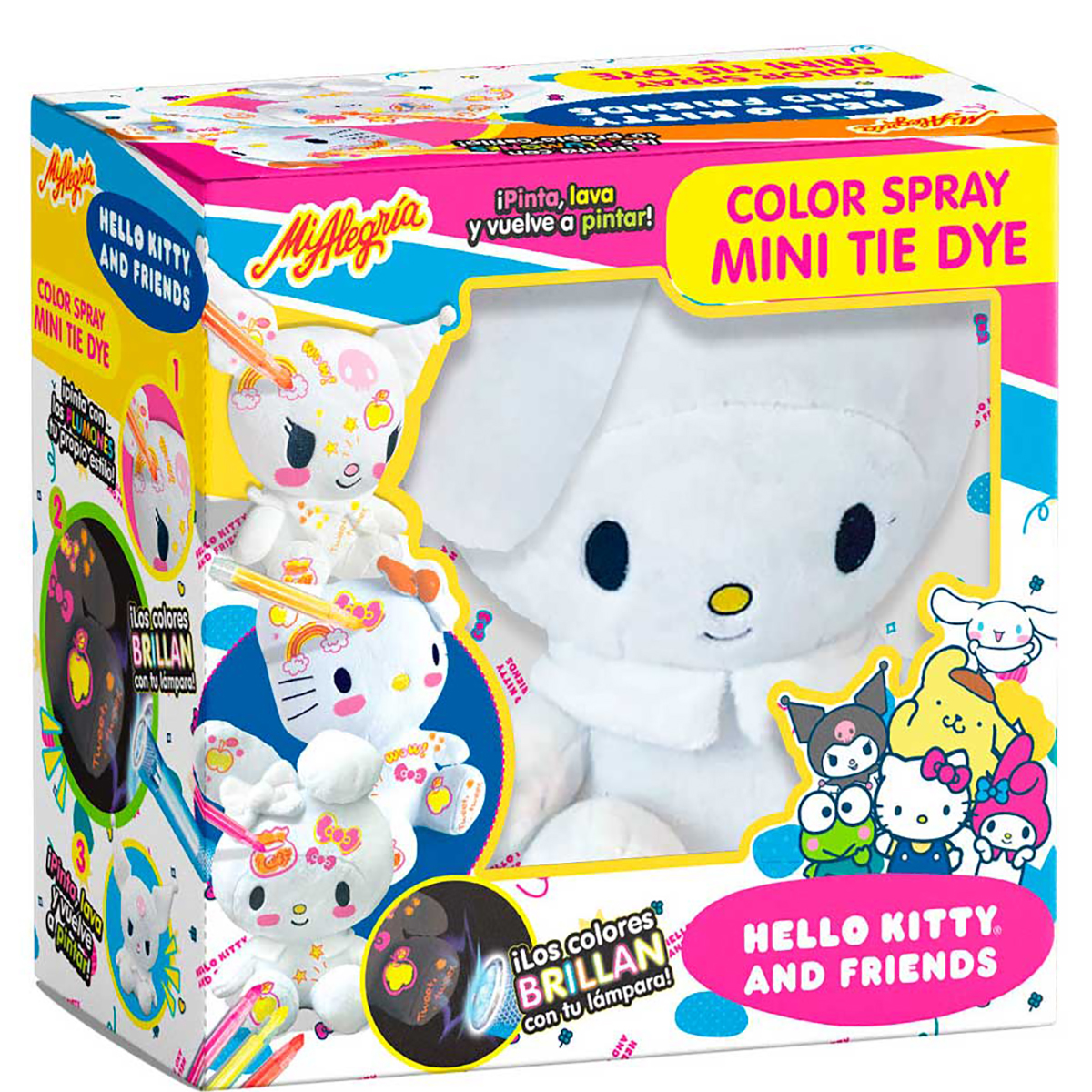 Peluche My Melody Mini Tie Day Color Spray Mi Alegr&iacute;a image number null