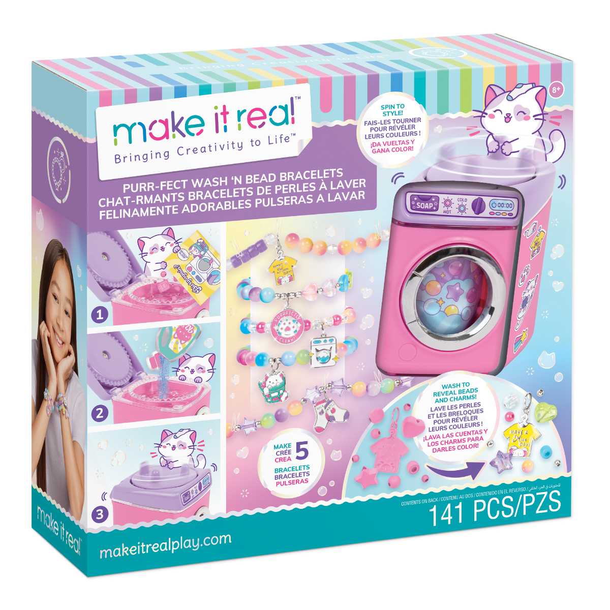 Felinamente Adorables Pulseras a Lavar MAKE IT REAL image number null