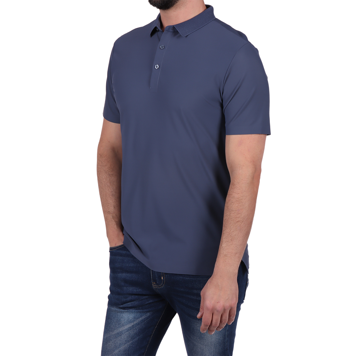 Playera Polo Manga Corta Algod&oacute;n Piqu&eacute; Generra para Hombre image number null