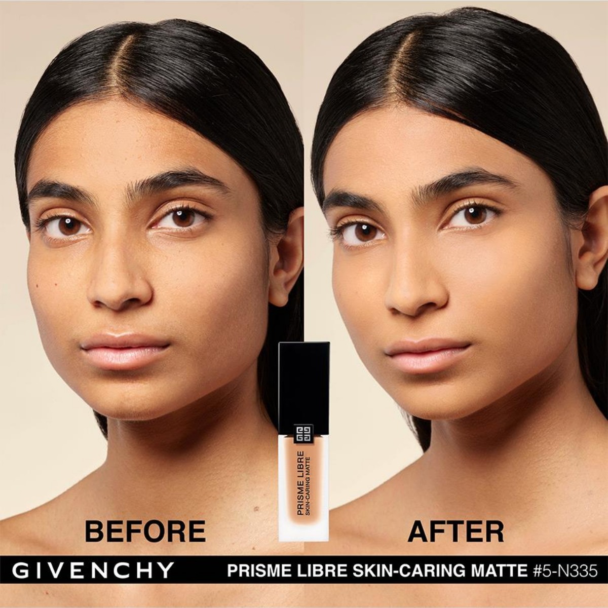 Base de maquillaje l&iacute;quida matificante Givenchy Prisme 24 horas de duraci&oacute;n. 5-N335 image number null