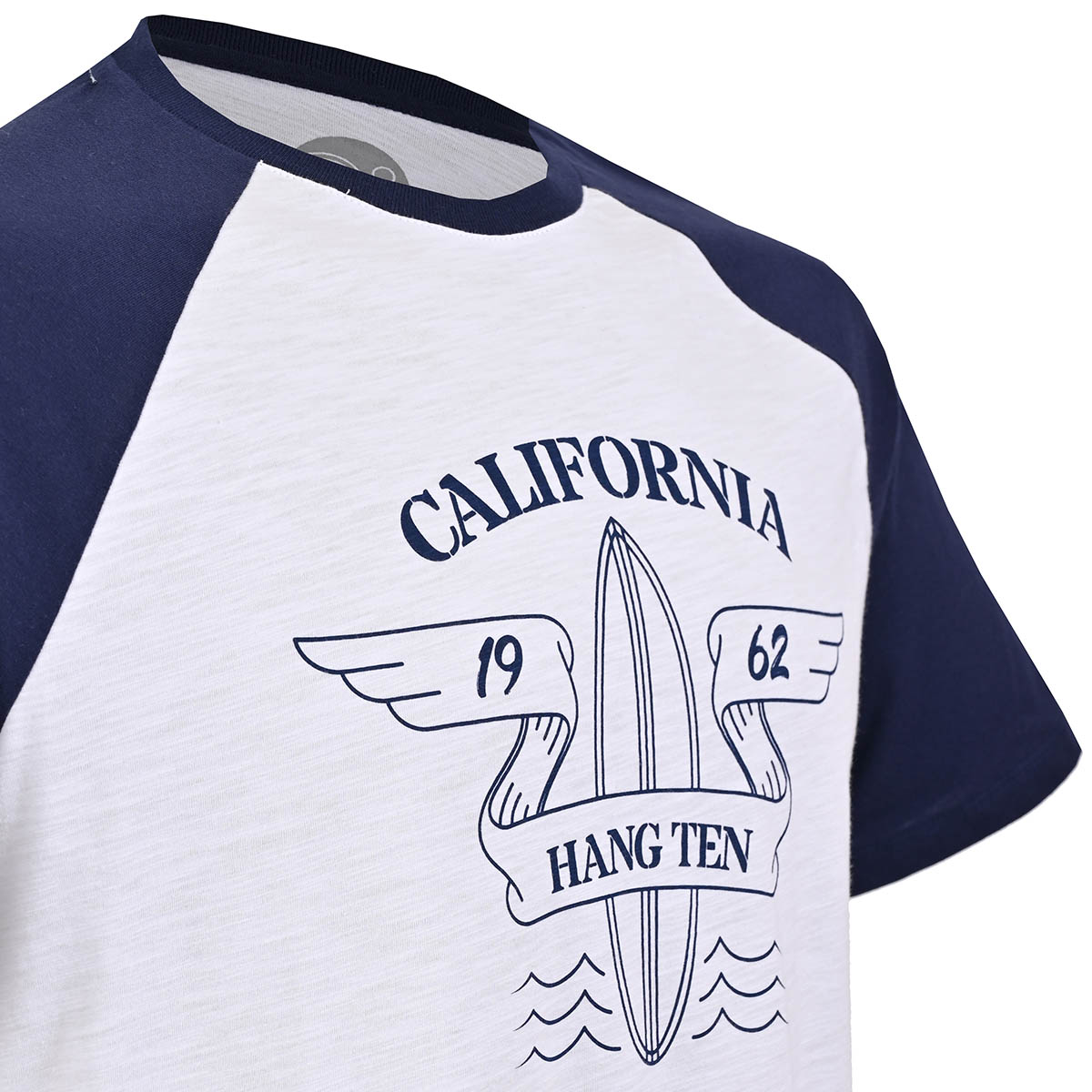 Playera Cuello Redondo Hang Ten Manga Corta para Hombre image number null