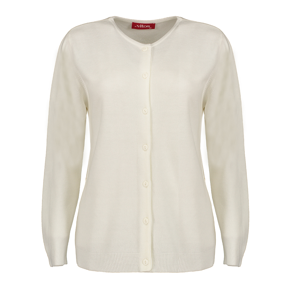 C&aacute;rdigan Punto Escote Redondo Vitos Para Mujer image number null