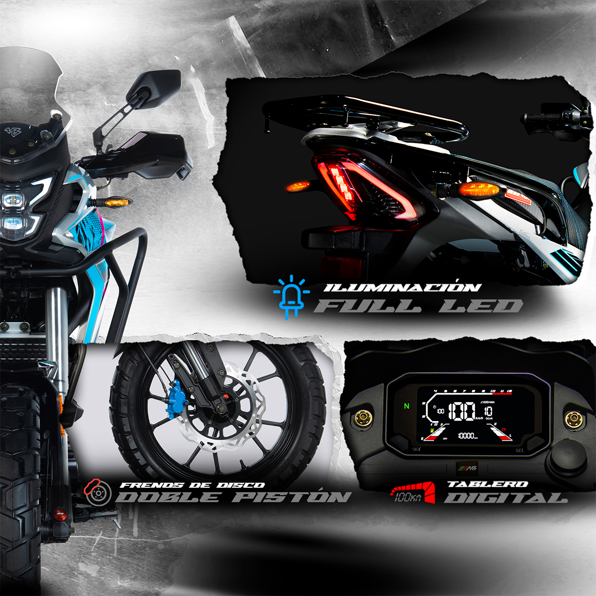 Motocicleta Mb Drs Performance 300Cc Azul 2027 image number null