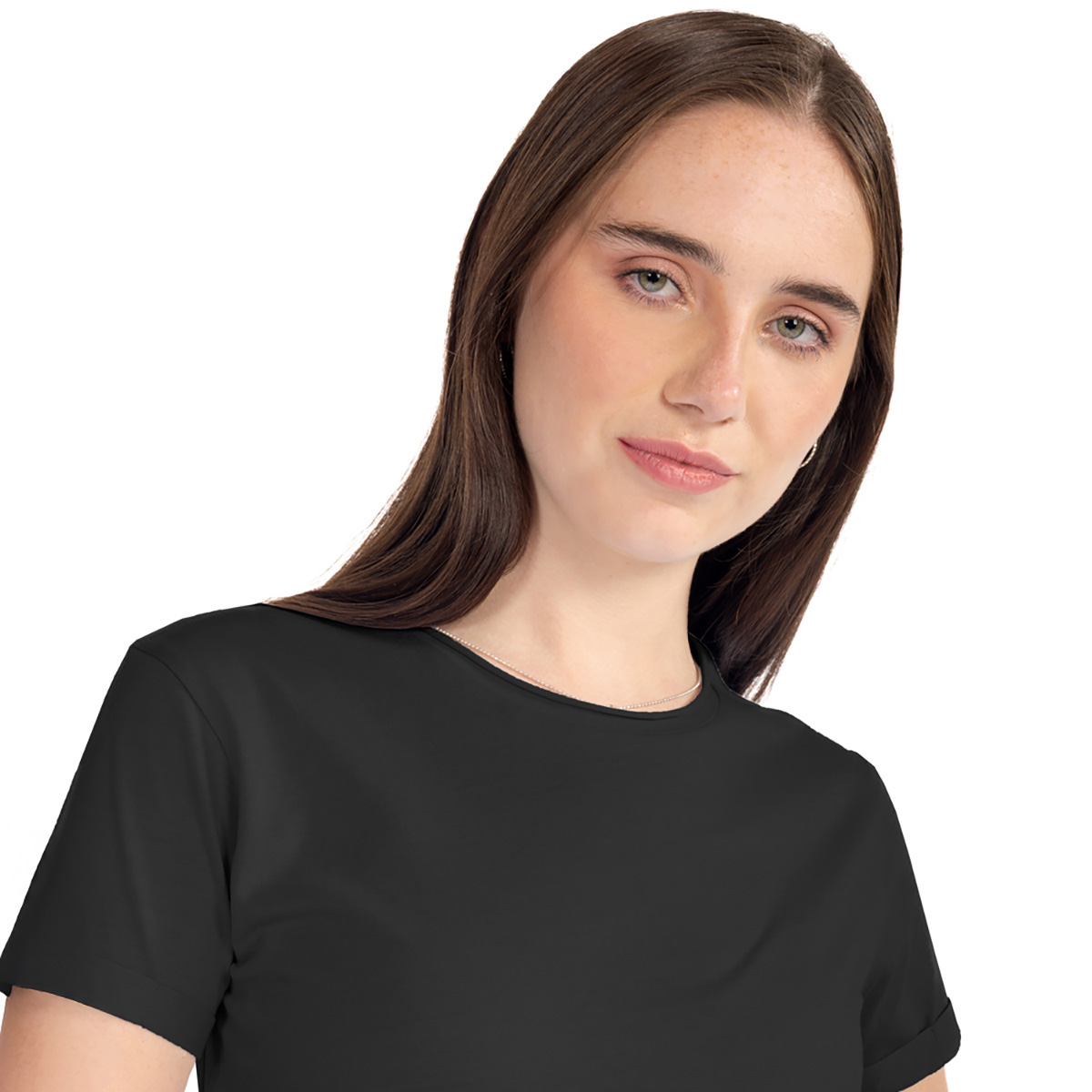 Playera Basica Manga Corta Forever  21 Para Mujer Junior image number null
