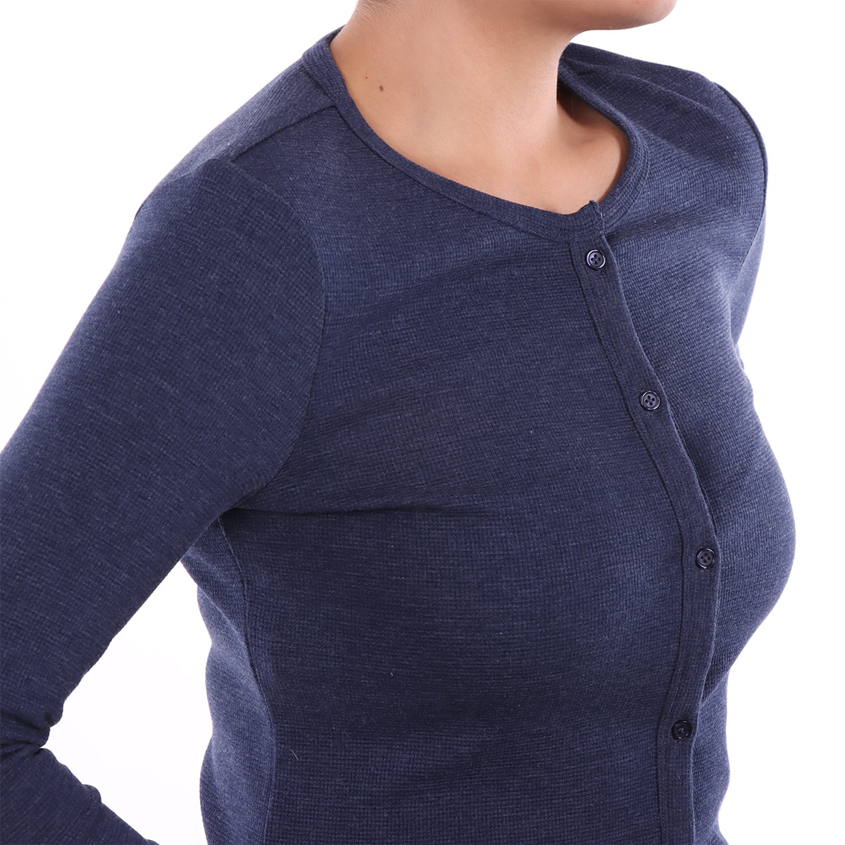 Cardigan con Botones y Cuello Redondo Arqueology para Mujer image number null