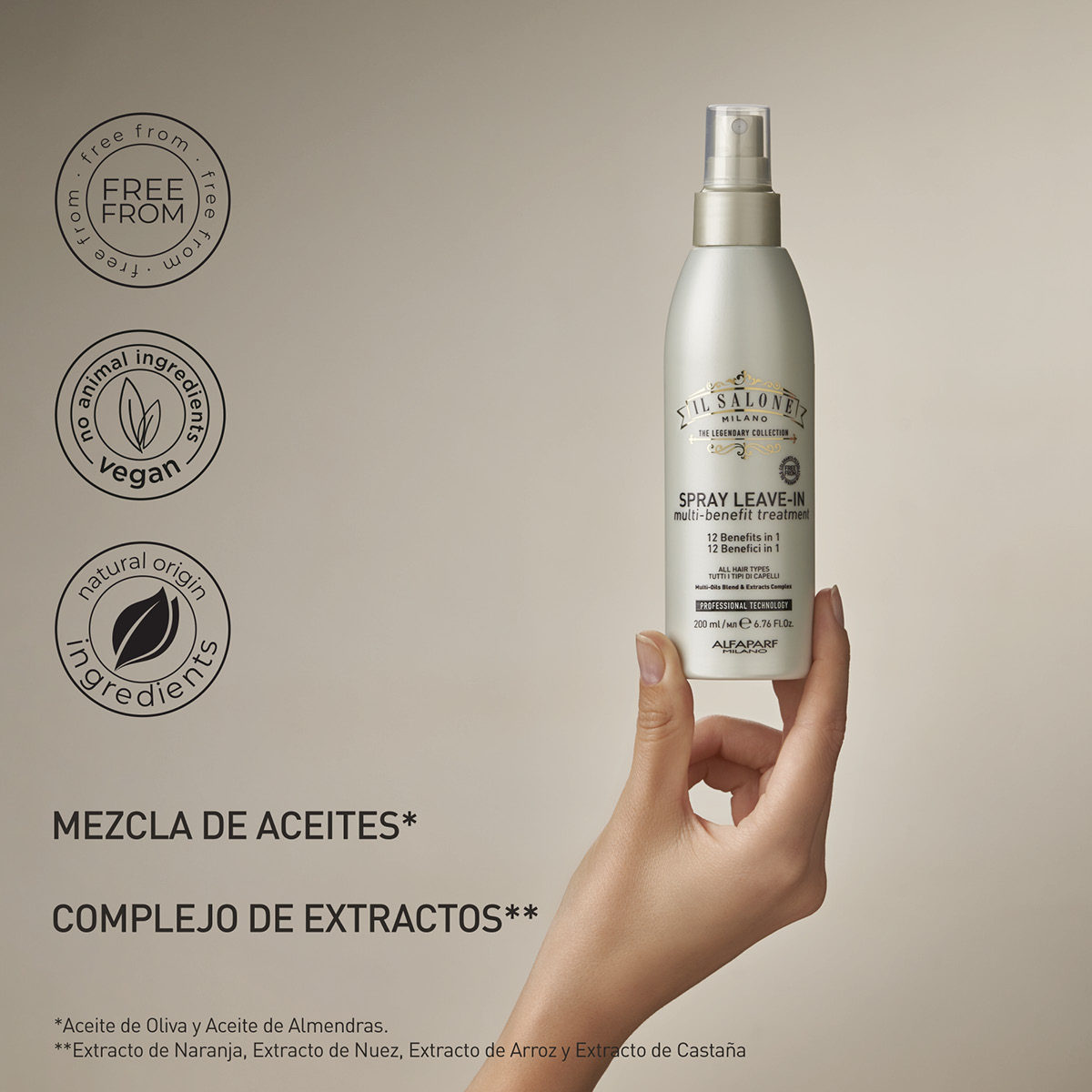 Spray Multifuncional Sin Enjuague 200Ml Il Salone image number null