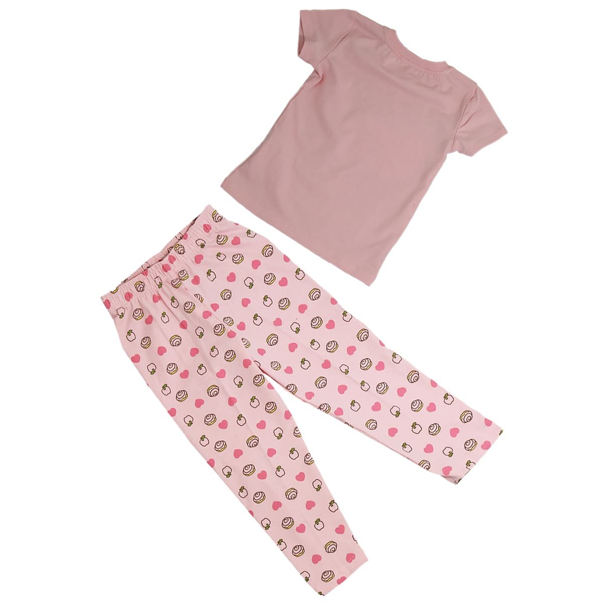 Pijama de Playera Manga Corta y Pantal&oacute;n con Dise&ntilde;o Hello Kitty para Ni&ntilde;a image number null