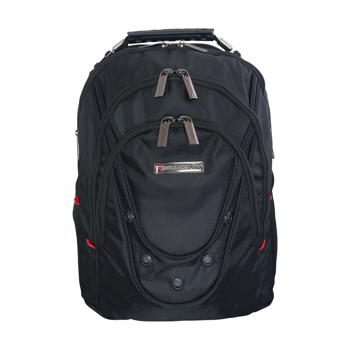 Backpack Porta Laptop Beverin 17&rdquo; Negro Swissmobility image number null