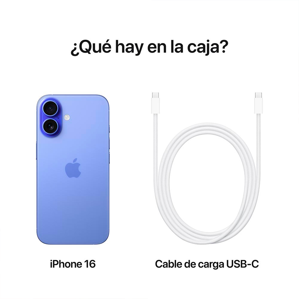 iPhone 16 128GB Color Azul R9 (Telcel) image number null