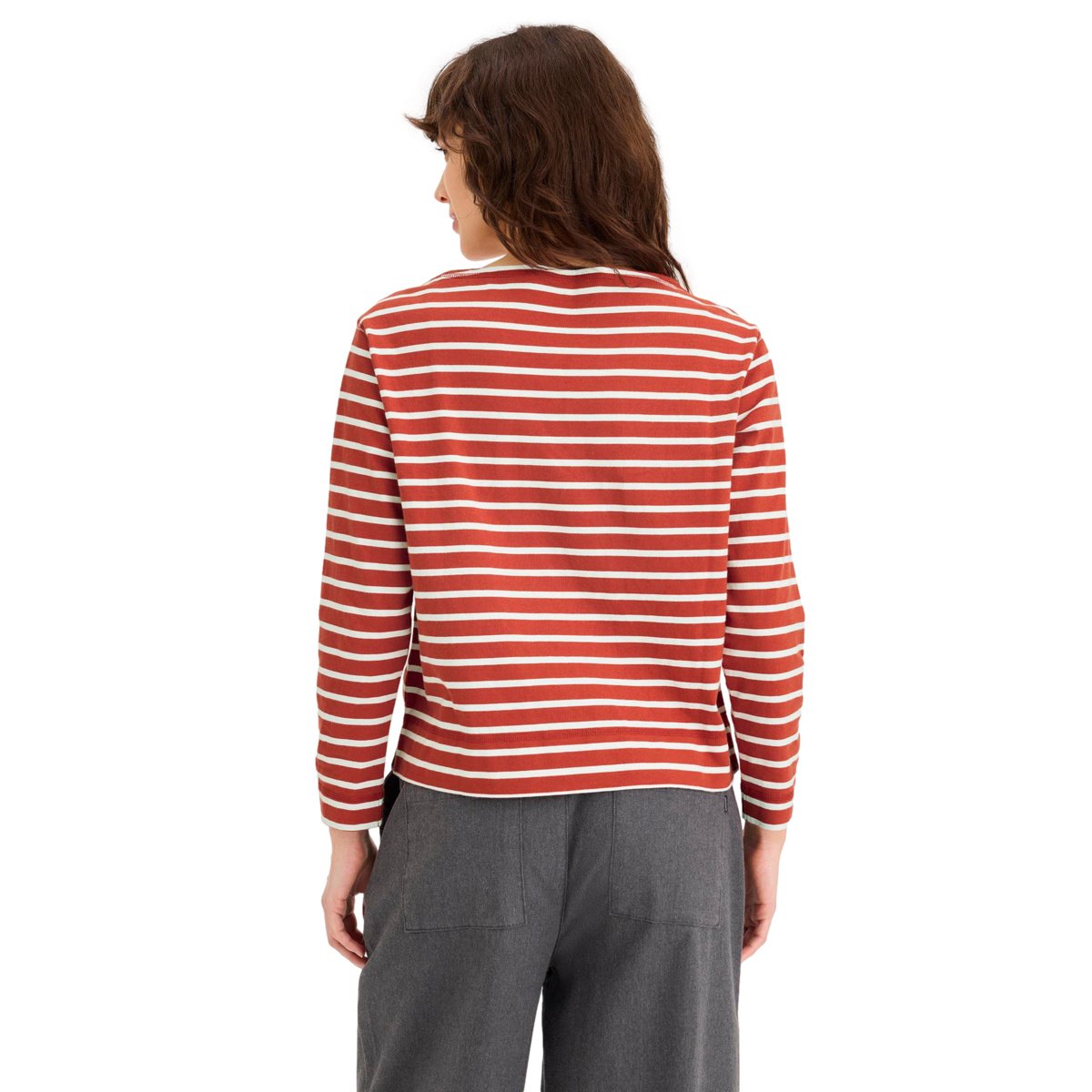 Playera Manga Larga Boatneck Tee Dockers Para Mujer Junior image number null