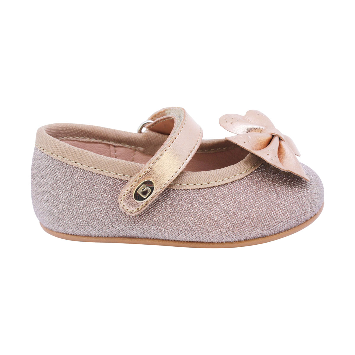 Zapato Con Mo&ntilde;o Y Velcro 10-12 Rosa Coqueta image number null