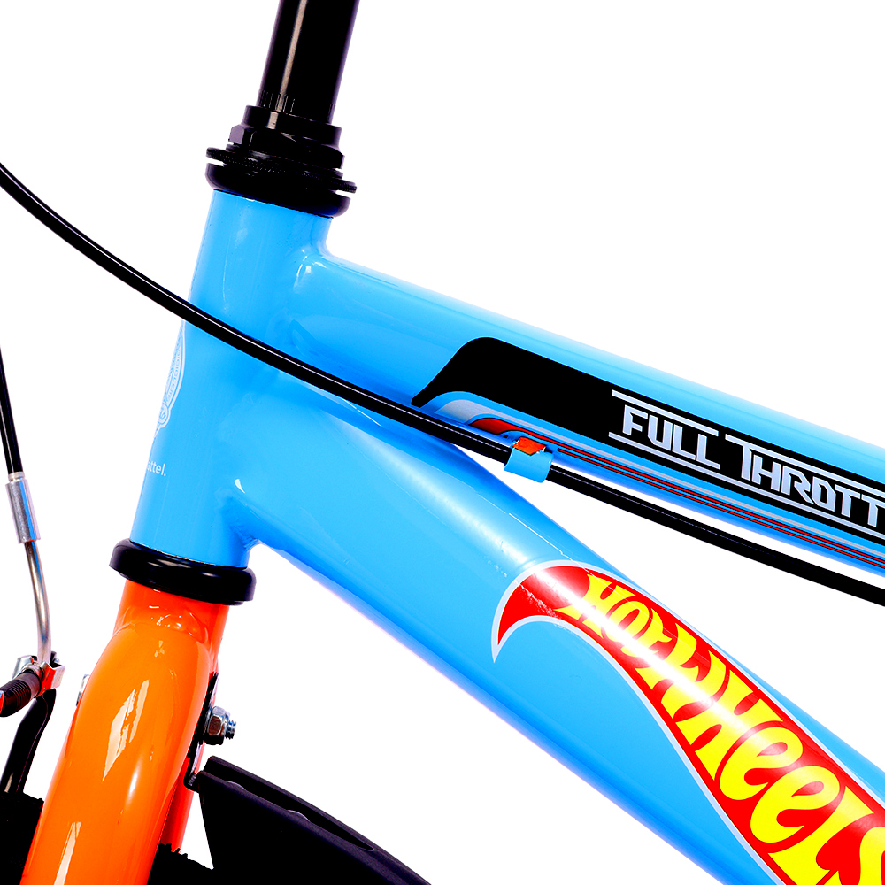 Bicicleta Hot Wheels Bmx R16 Azul Con Naranja Benotto image number null