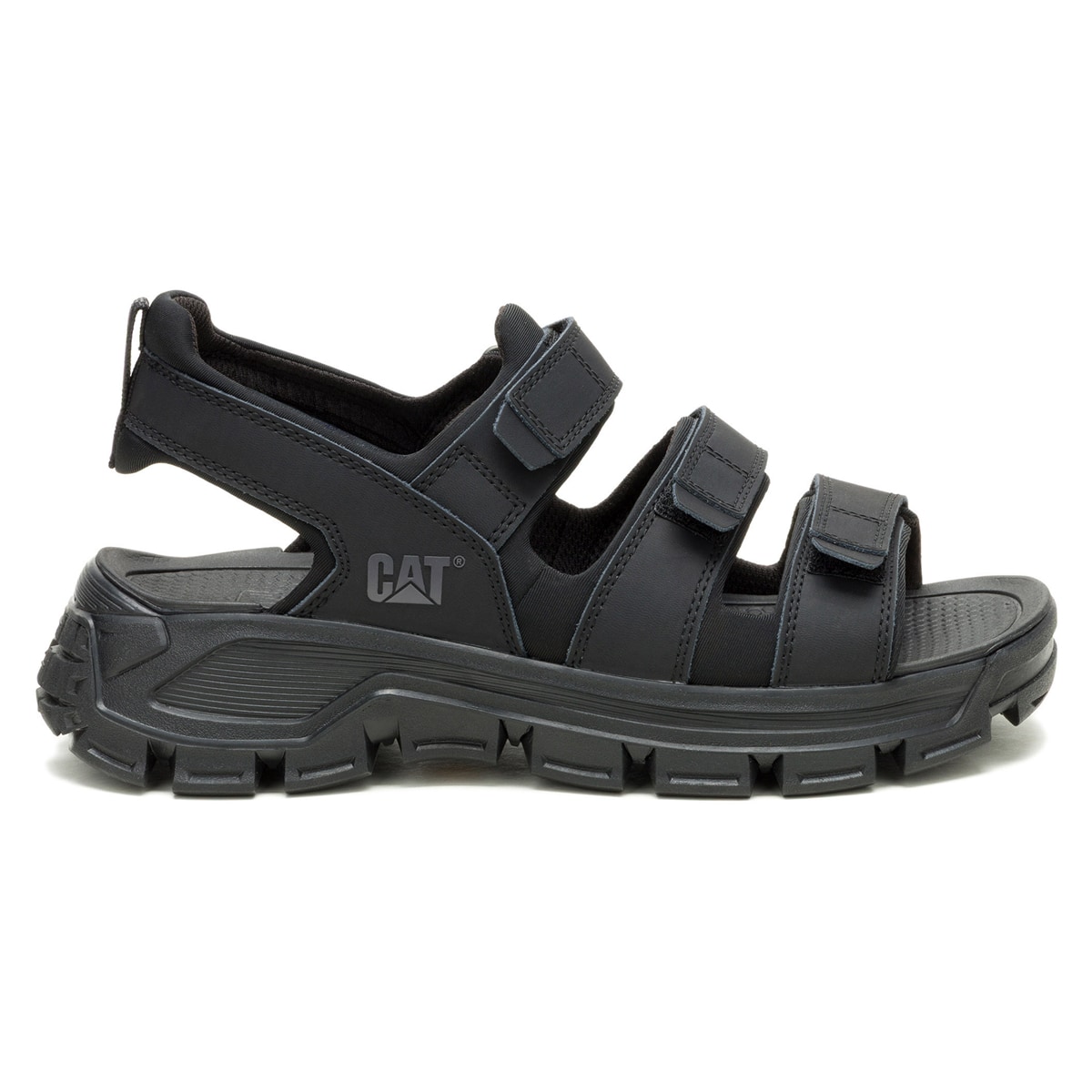 Sandalia en Piel Criterion Caterpillar Negro para Hombre image number null