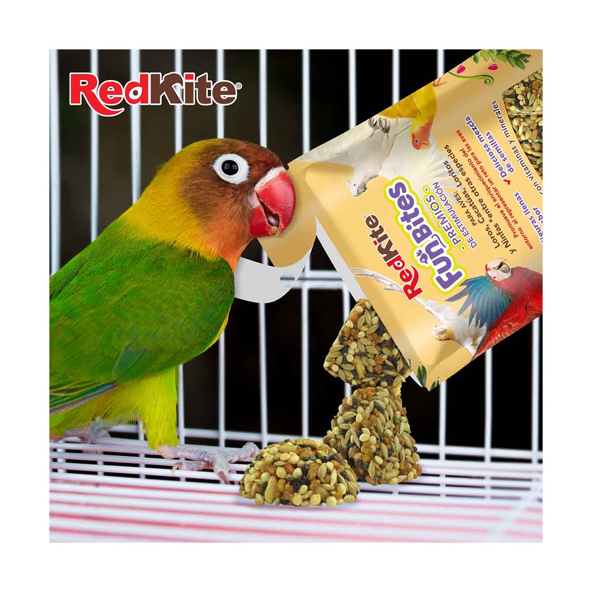 Funbites Para Loros, Cacat&uacute;as, Loritos Y Ninfas 150 Gr Fancy Pets image number null
