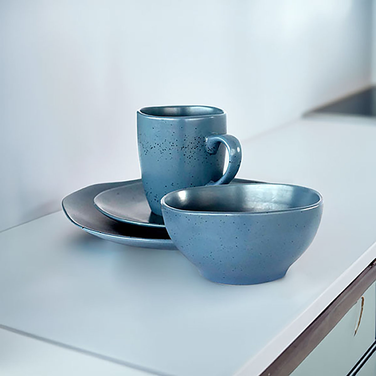 Vajilla De Cer&aacute;mica 16Pz Mod Tahoe CHEFMAKER image number null