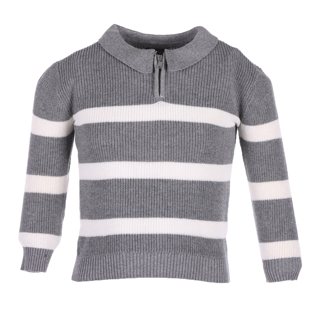 Su&eacute;ter Polo a Rayas Estilo Rugby Jeanious para Ni&ntilde;a image number null