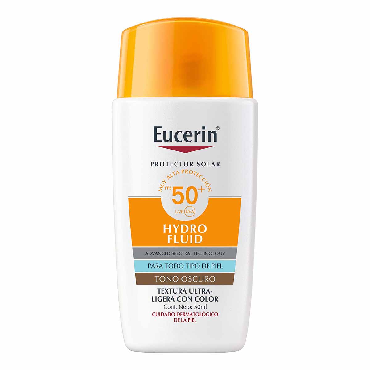 Eucerin Sun Hydrofluid Protector Solar Tono Oscuro Fps50+ image number null