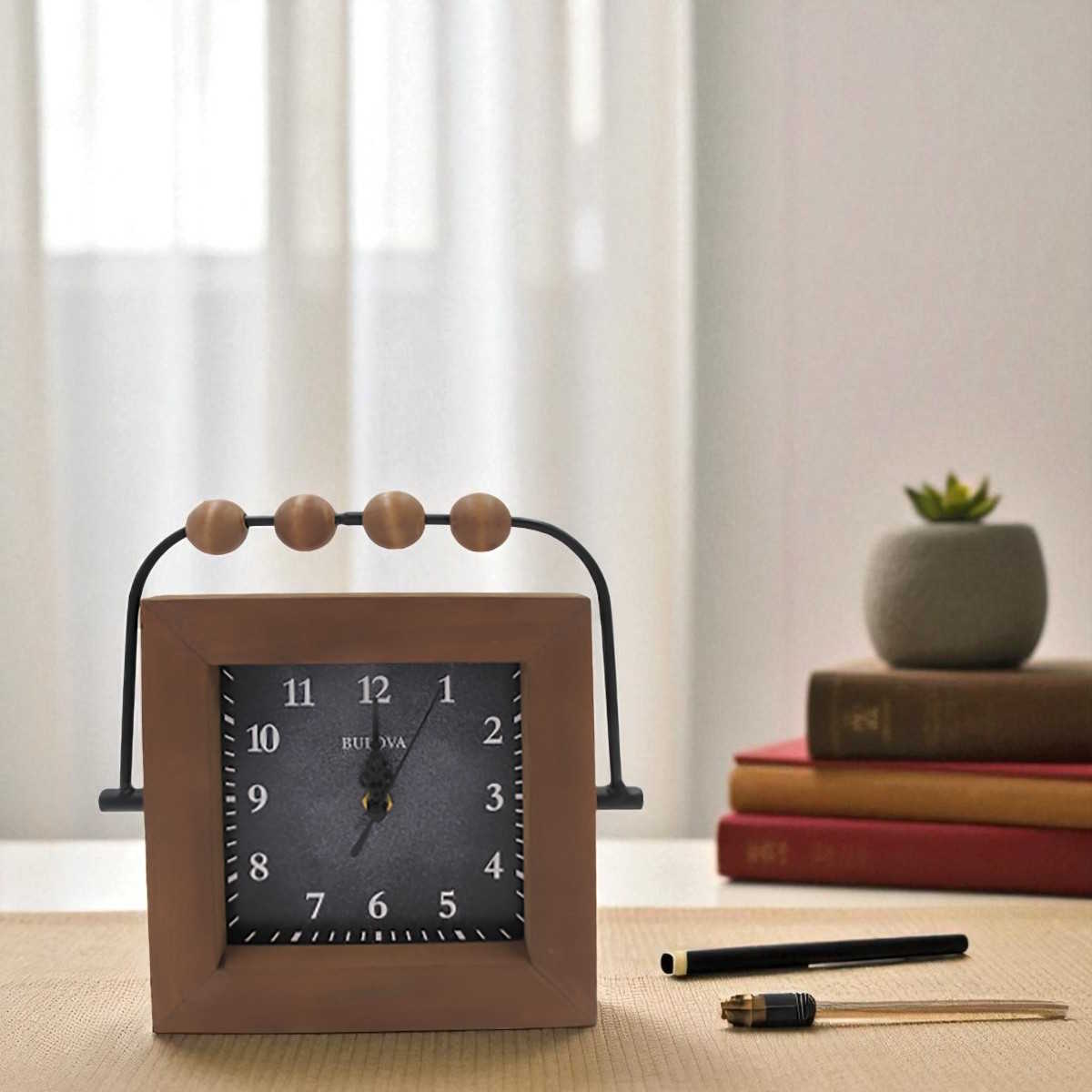 Reloj De Madera Mariel Caf&eacute; Zense image number null