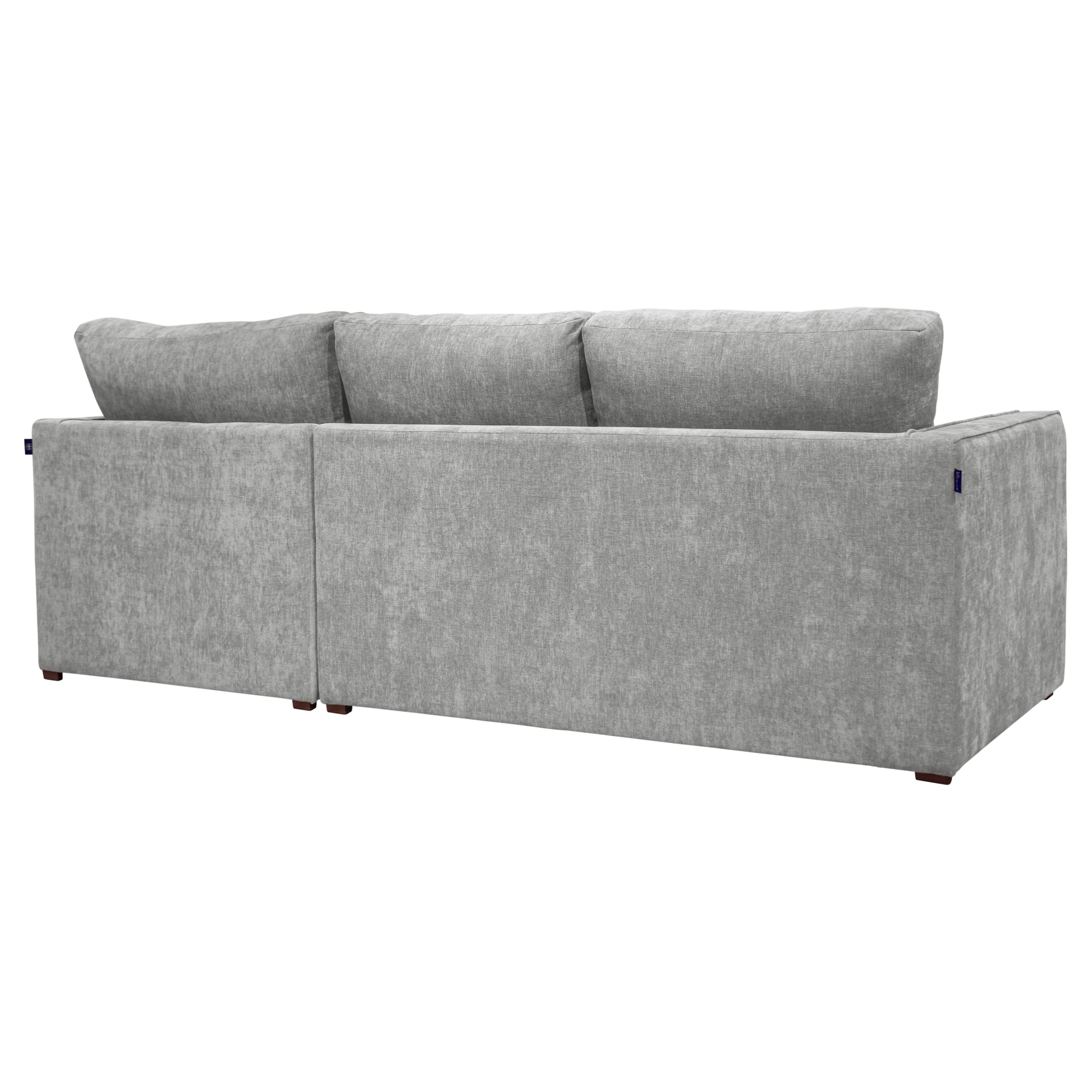 Sof&aacute; Cama Derecho Walnut T Gris Muebles Liz image number null