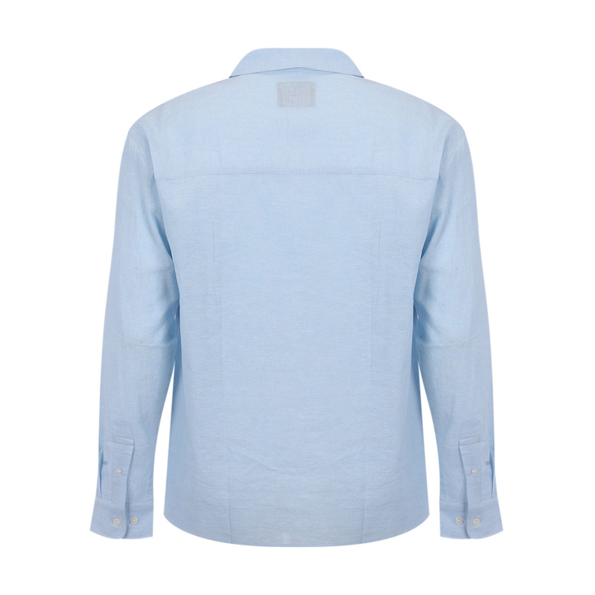 Camisa en Mezcla de Lino Jeanious Manga Larga para Hombre Plus image number null