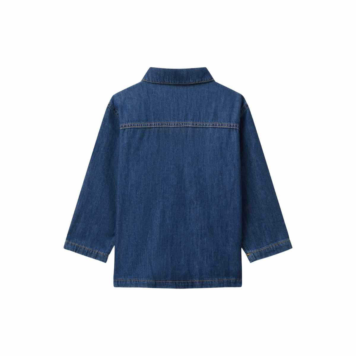 Camisa para ni&ntilde;o lisa marca benetton image number null