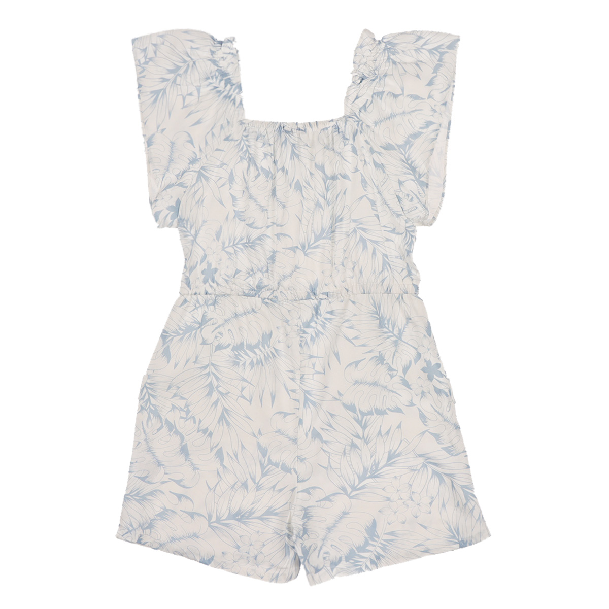 Romper Estampado Hojas Verano Casual JEANIOUS para Ni&ntilde;a image number null