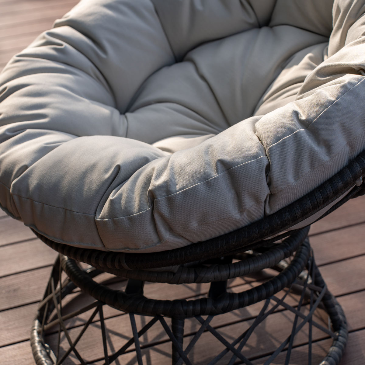 Papasan Metal Giratorio VINTAGE HOME image number null