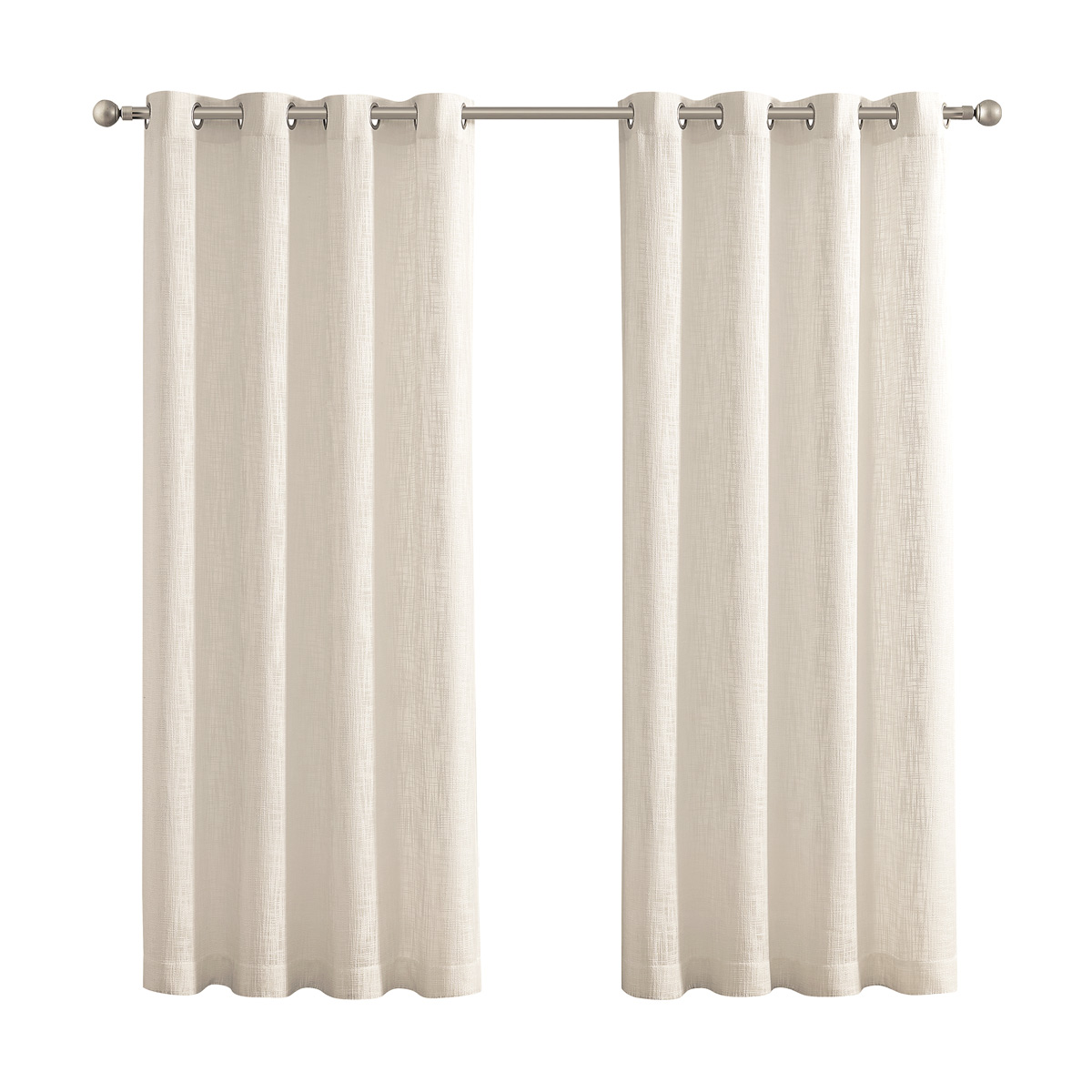 Cortinas Vh 2 Translucida Ivy 130x213cm Natural image number null
