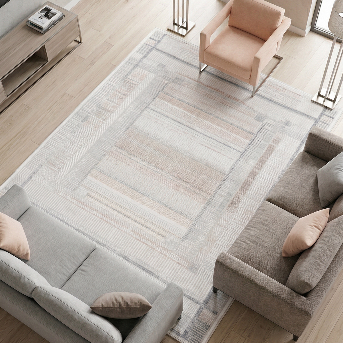 TAPETE ABADI SENG 01 BEIGE 180X120 image number null