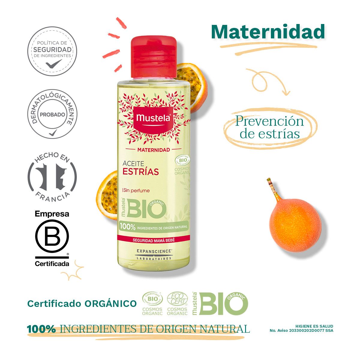 Mustela Aceite Prevenci&oacute;n Estr&iacute;as 105ml image number null