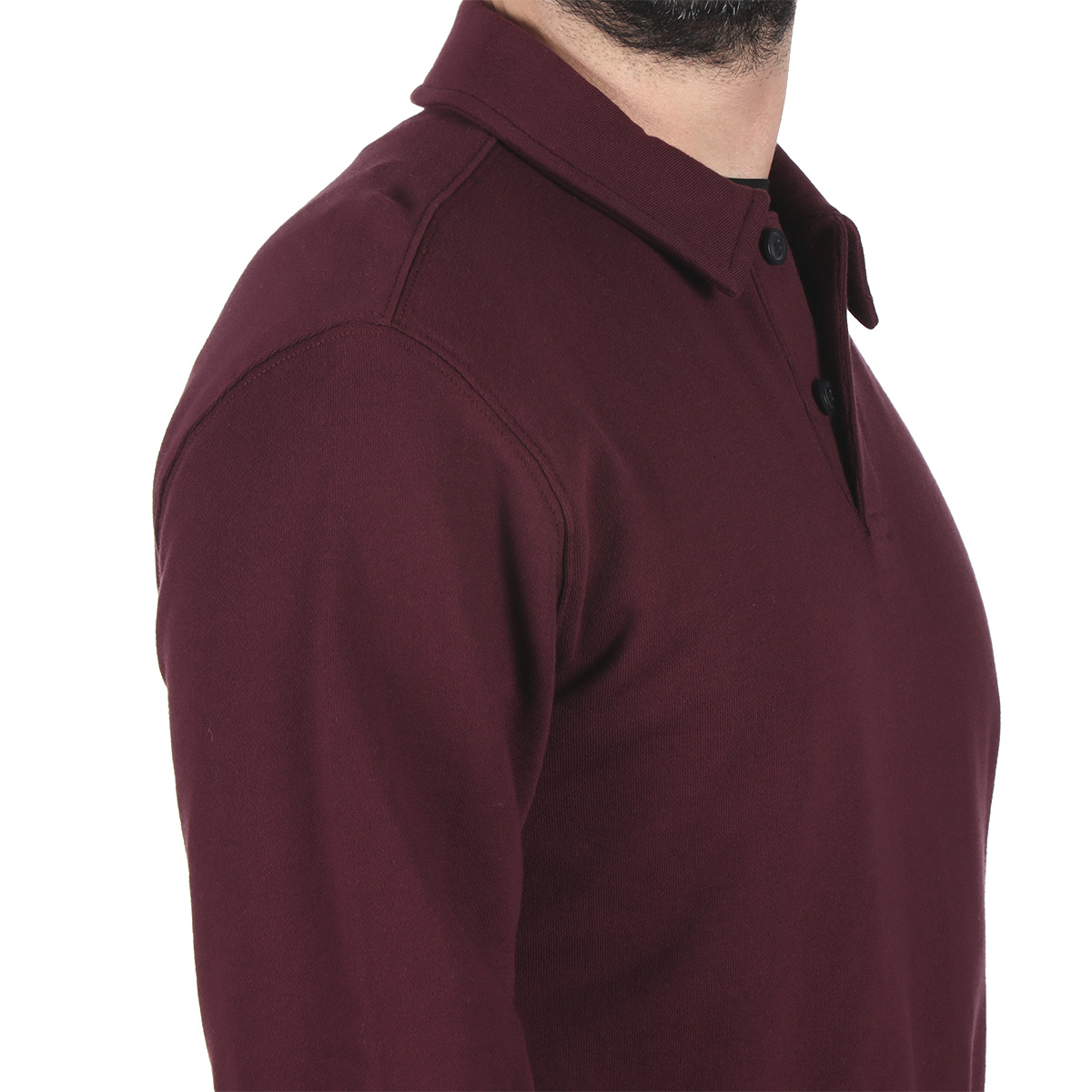Sudadera Polo Cuello con Botones J.OPUS para Hombre image number null