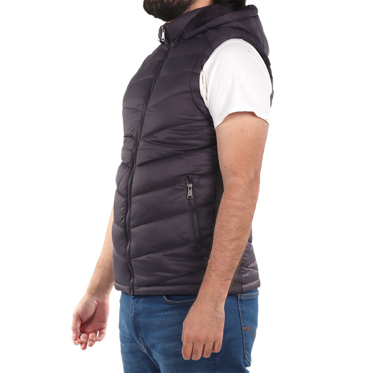 Chaleco Capitonado con Gorro Tim Men para Hombre image number null