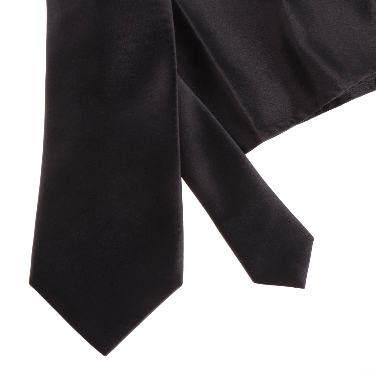 Set Corbata y Pa&ntilde;uelo Hombre Negro Poli&eacute;ster Carlo Corinto image number null