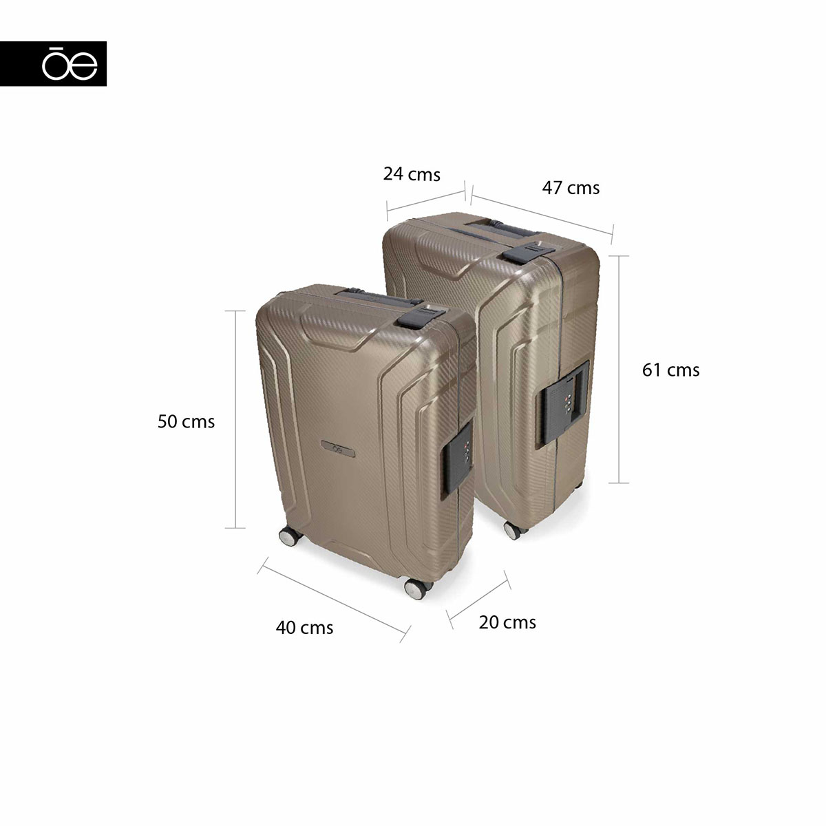 Maleta Hs Jevina 20 Fango Cloe image number null