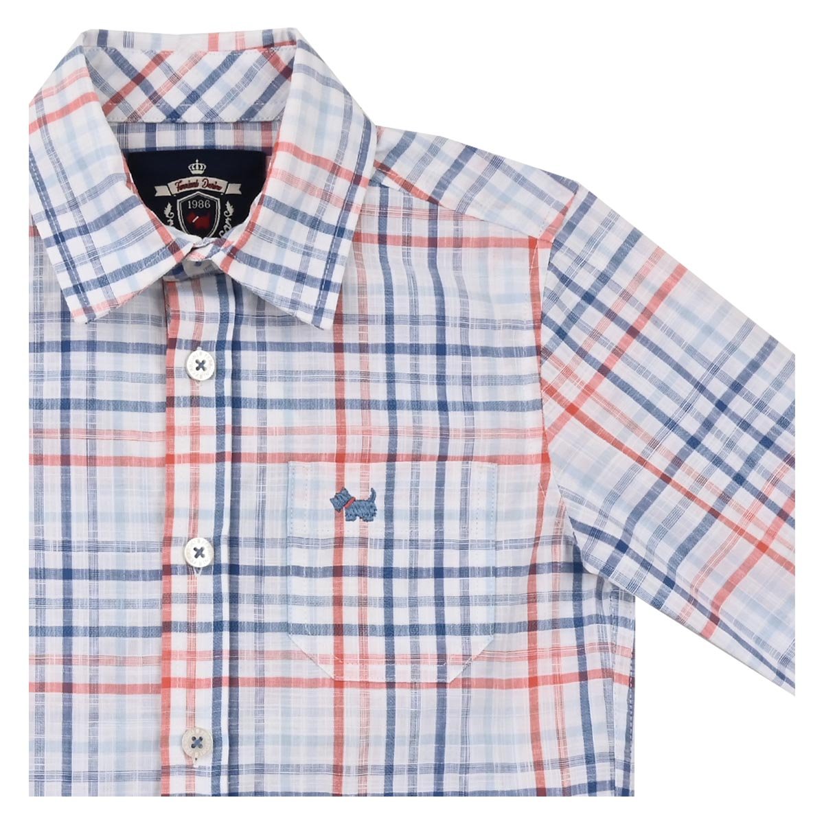 Camisa Manga Larga Lovari Cuadros Ferrioni para Beb&eacute; Ni&ntilde;o image number null